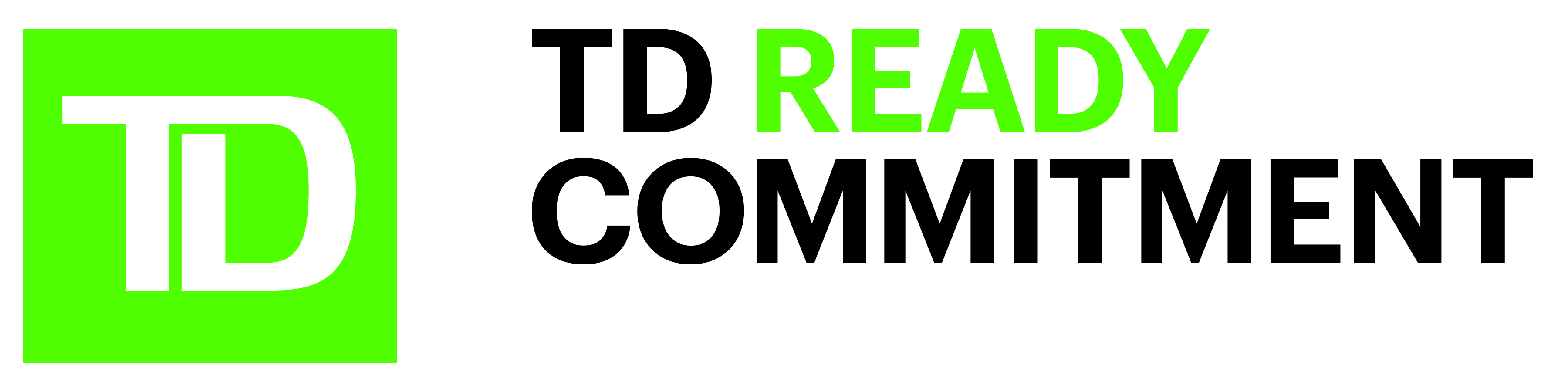 TD bank logo. Text: TD Ready Commitment.
