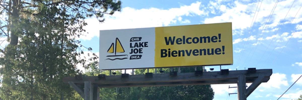 Lake Joe Welcome sign