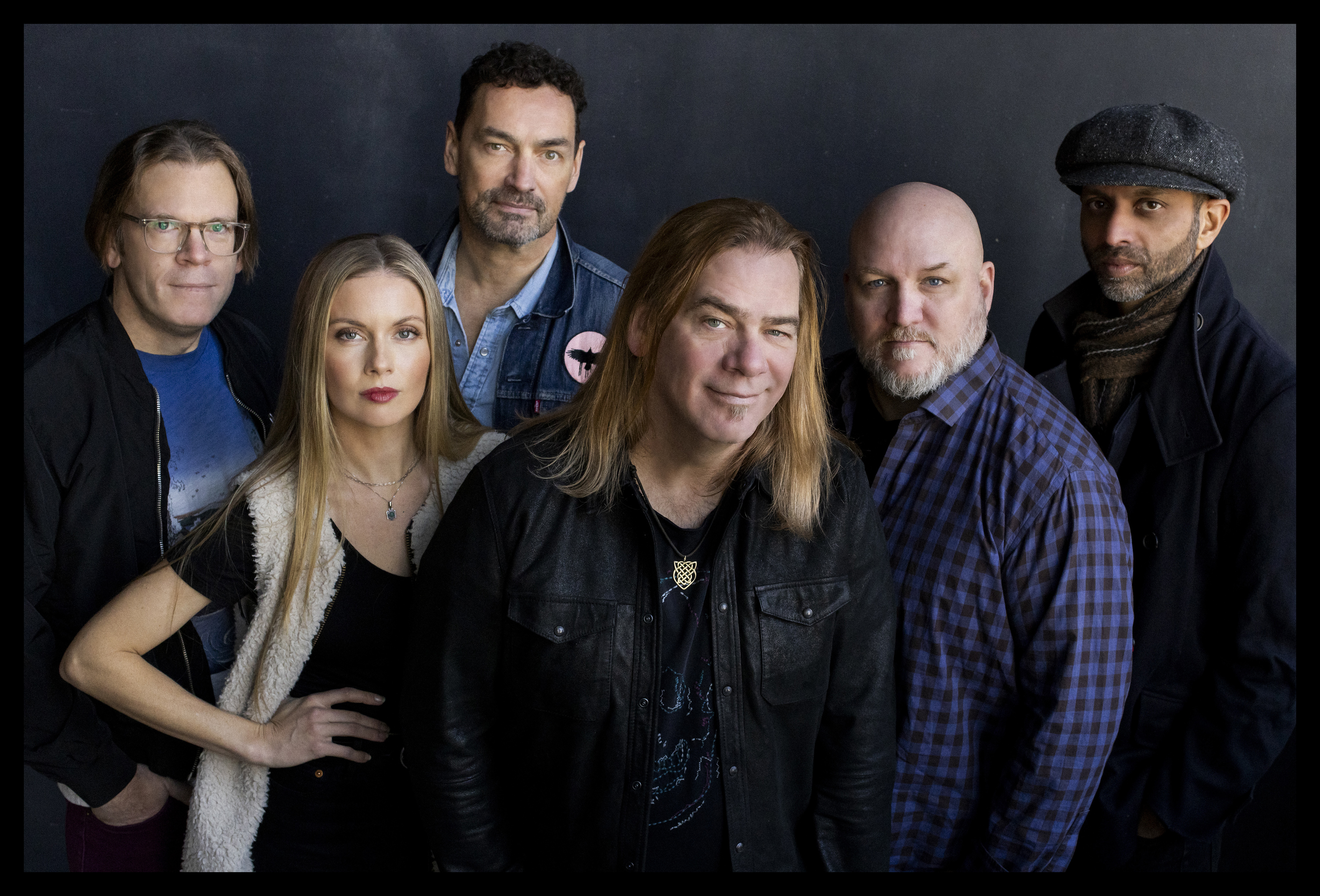 Alan Doyle and his band members