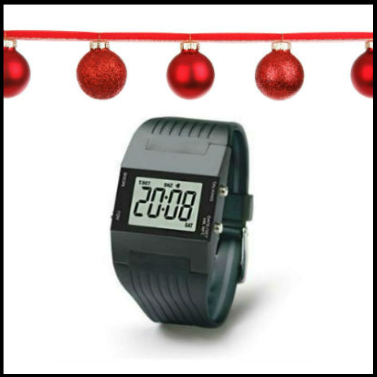 Unisex talking digital alarm watch 