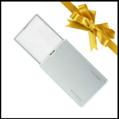 3X lighted pocket magnifier with case 