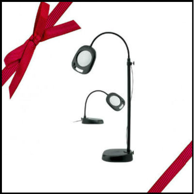 Magnifying floor and table lamp 