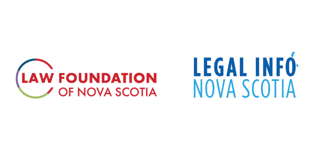 2 logos. Left: Law Foundation of Nova Scotia. Right: Legal Info Nova Scotia.