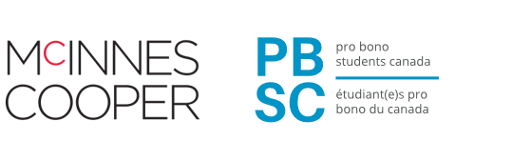 2 partner logos. Left: McInnes Cooper. Right: Pro Bono Students Canada