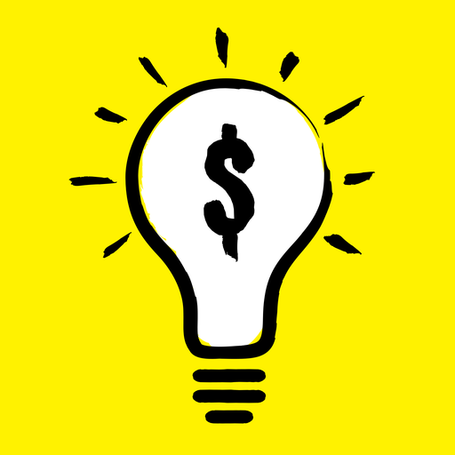 Image of the Venture Zone Game logo, a light bulb with a dollar sign inside.