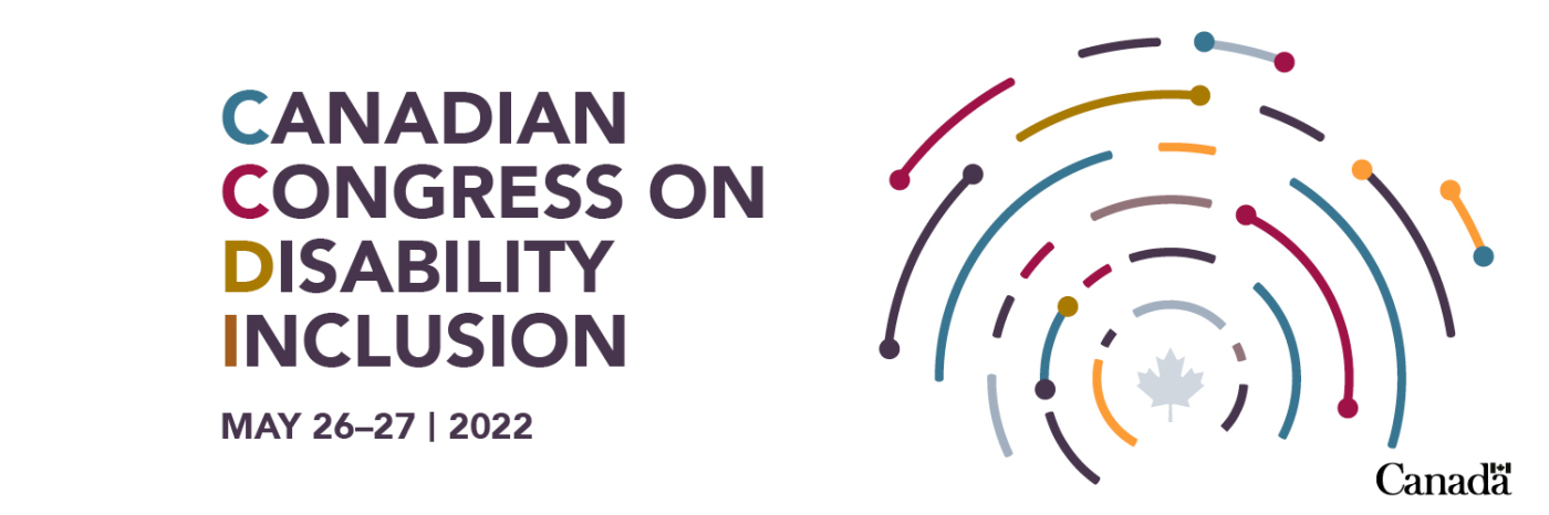 Canadian Congress on Disability Inclusion logo.