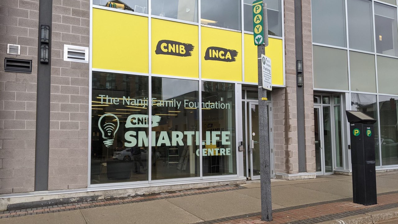 The Exterior of the new Community Hub and Nanji Family Foundation CNIB SmartLife Centre in Barrie, Ontario
