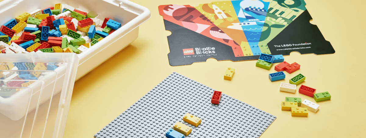 A LEGO Braille kit. 