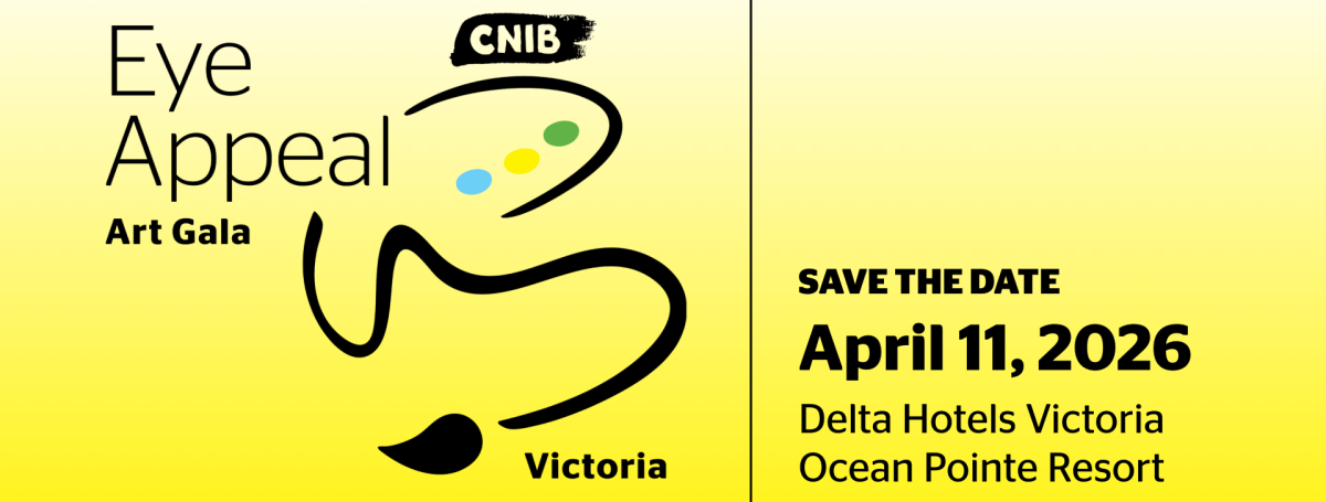 CNIB Eye Appeal Art Gala - SAVE THE DATE, April 11, 2026 at the Delta Ocean Pointe Victoria