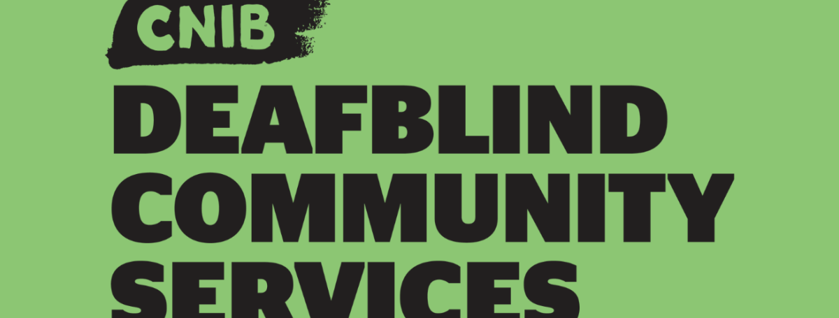 Logo: CNIB Deafblind Community Services