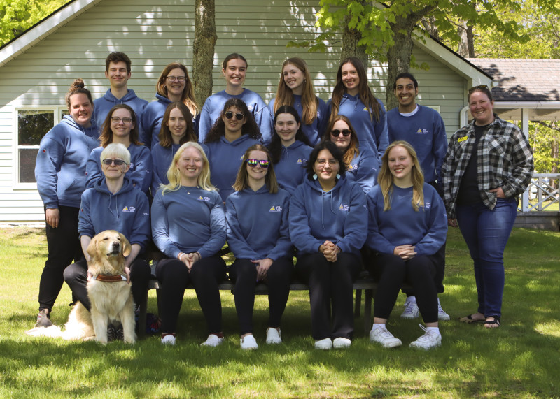 Lake Joe 2023 Spring Staff posing for a picture