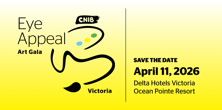 CNIB Eye Appeal Art Gala - SAVE THE DATE, April 11, 2026 at the Delta Ocean Pointe Victoria