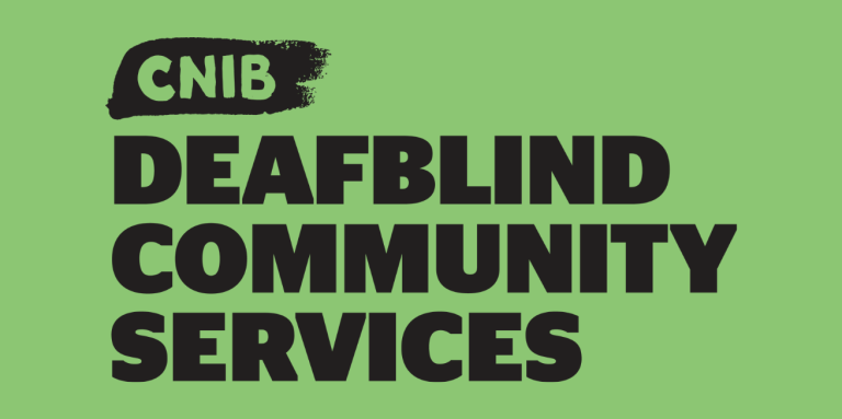 Logo: CNIB Deafblind Community Services