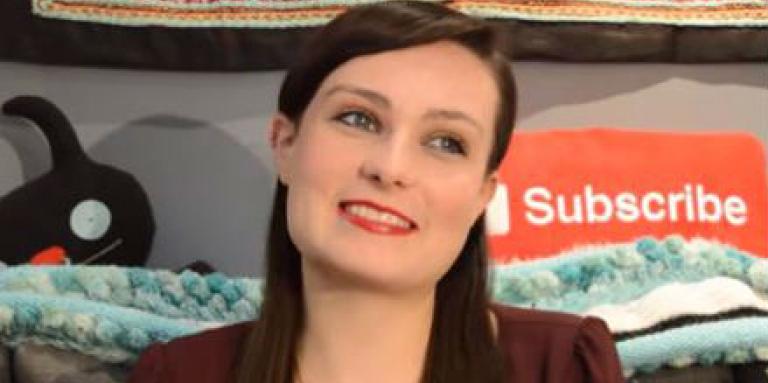 YouTuber Molly Burke smiling